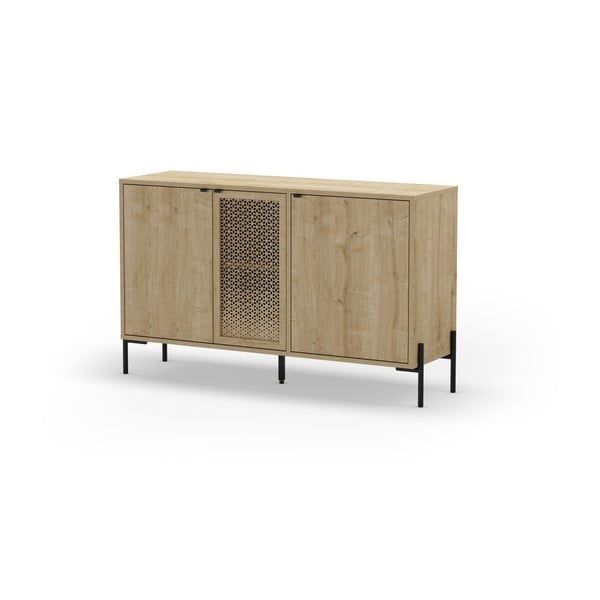 Madal kummut tammedekooriga 120x80 cm Inca - Marckeric-image-4