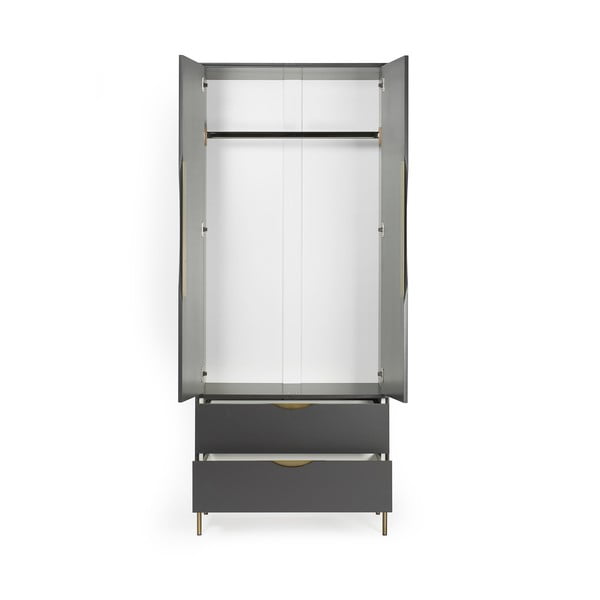 Tumehall riidekapp 80x195 cm Kobe - Woodman-image-2