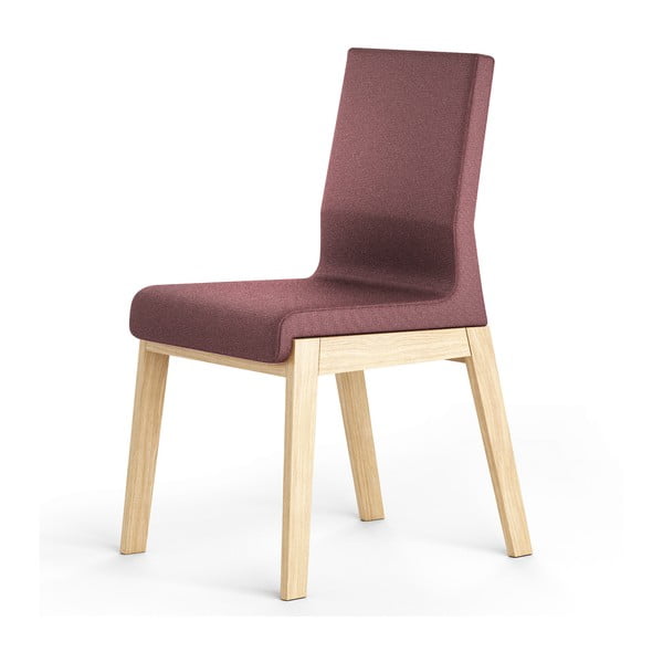 Světle fialová židle z dubového dřeva Absynth Kyla 