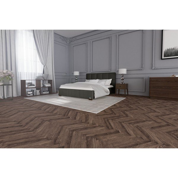 Pruun ja hall kaheinimesevoodi, 180 x 200 cm Allure - Guy Laroche Home-image-3