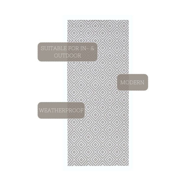 Hall õuevaip , 80 x 200 cm Karo - NORTHRUGS-image-3