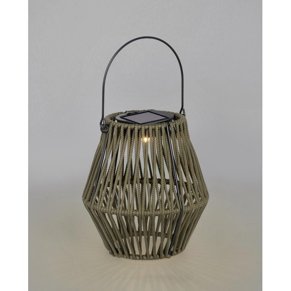 Khaki värvi päikeseenergial töötav LED-latern (kõrgus 17 cm) Juny - Yes Everyday-image-1