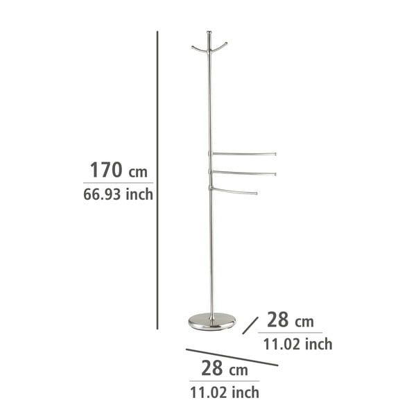 Rätikute ja hommikumantlite statiiv Adiamo - Wenko-image-2
