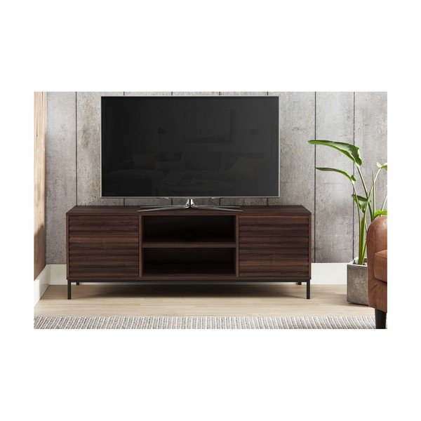 TV-laud naturaalsest pähklipuust 140x50 cm Celine - Støraa-image-3