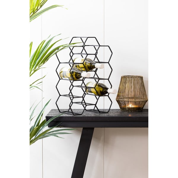 Must metallist veinihoidik 12 pudelile Salbris - Light & Living-image-3