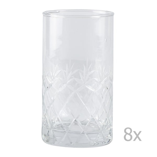 Sada 8 sklenic Villa Collection Glass, 250 ml
