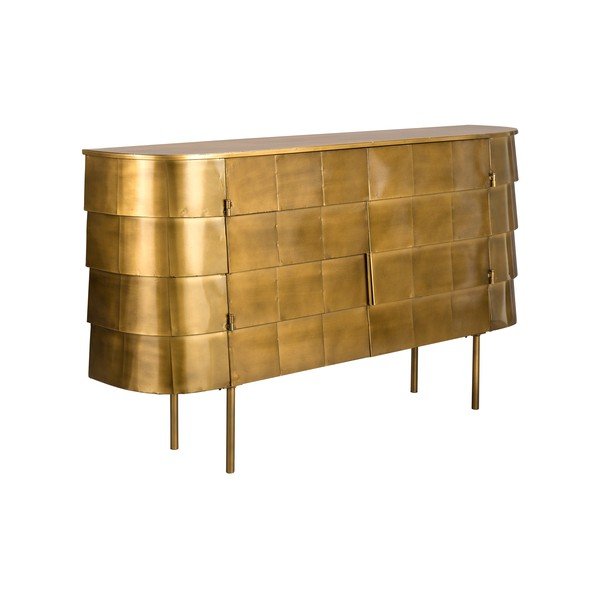 Kuldne metallist kummut 117x70x26 cm Hanna - Dutchbone-image-2