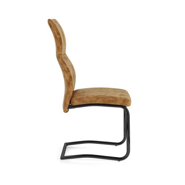 Sinepikarva polsterdatud söögitool Thelma - Bizzotto-image-3