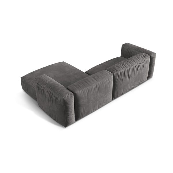 Hall bukleekangast modulaarne nurgadiivan (parem nurk) Martina - Micadoni Home-image-3