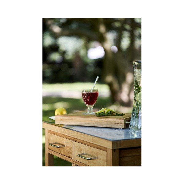 Bambusest lõikelaud ühe sahtliga Bruno - Wenko-image-3