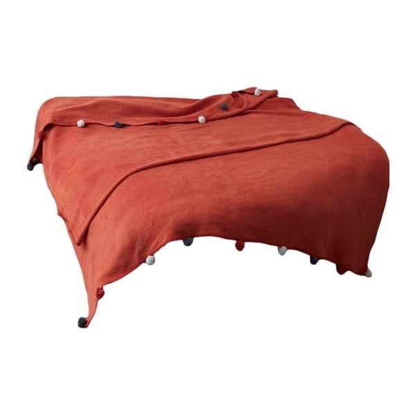 Tellisevärvi fliisist voodikate 200x220 cm Pom Pom - Mijolnir