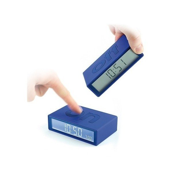 Překlápěcí budík Flip, bílý-image-1