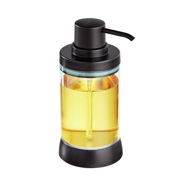 Musta värvi tumepruunist seebidosaator koos pumbaga Haley - iDesign-image-1