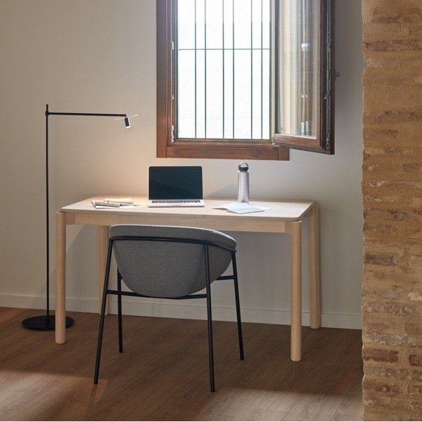 Töölaud tuhk-dekor 136x68 cm Atlas - Teulat-image-1