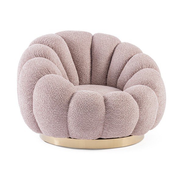 Roosa pöördtool buklee kangast Florel - Bizzotto