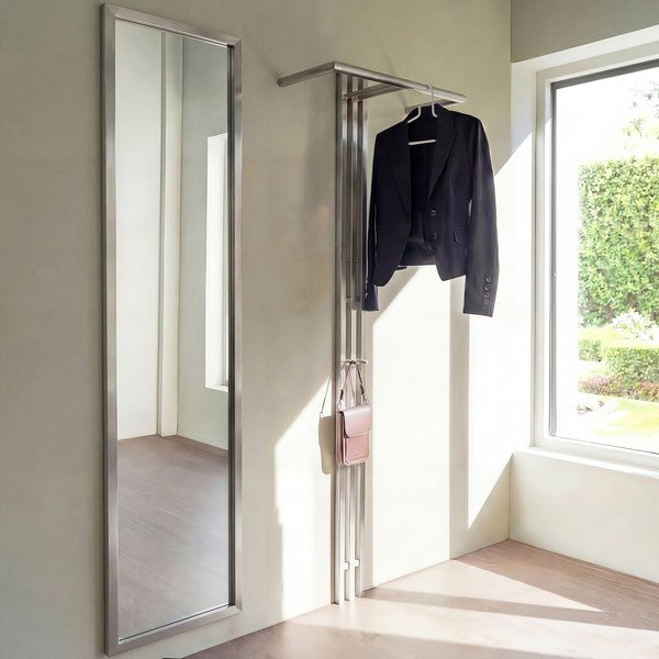 Terasest seinavaip hõbedases värvitoonis 65 cm Senza - Spinder Design-image-1