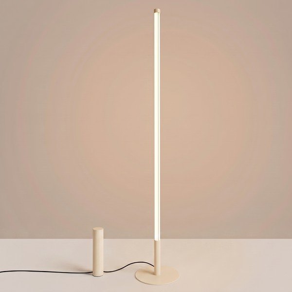 Beež metallist LED-põrandalamp (kõrgus 150 cm) TRANG - Thoro-image-1