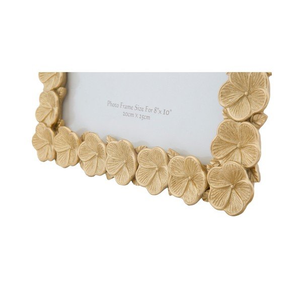 Žlutý fotorámeček v pryskyřicovém rámu Mauro Ferretti Flower Glam, 20 x 25 cm-image-3