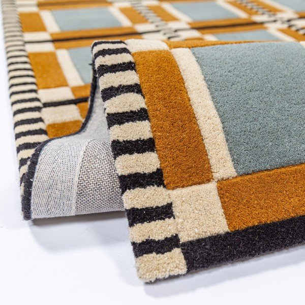 Käsitsi kootud villane vaip 140x200 cm Quadro Wool - Flair Rugs-image-2
