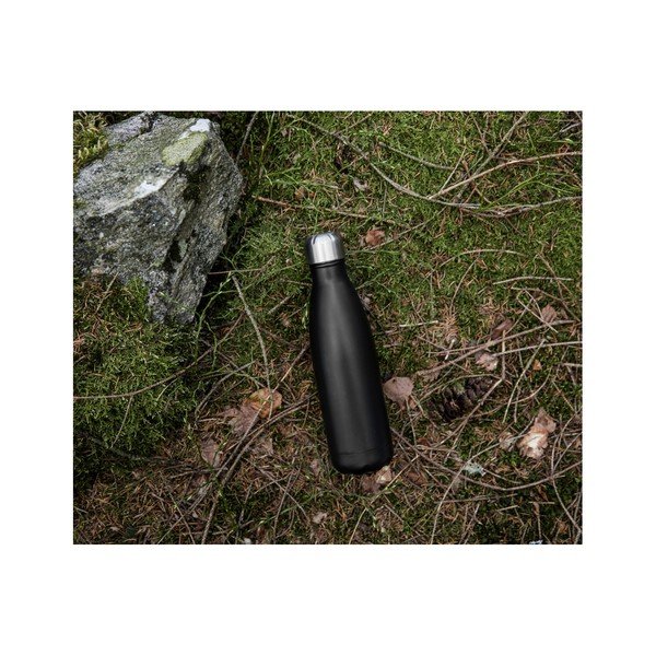 Černá termolahev z nerezové oceli Sagaform Hot&Cold, 500 ml-image-2