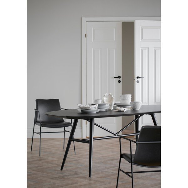 Must söögitool kunstnahast polsterdusega Huntingbay Huntington - Rowico-image-1