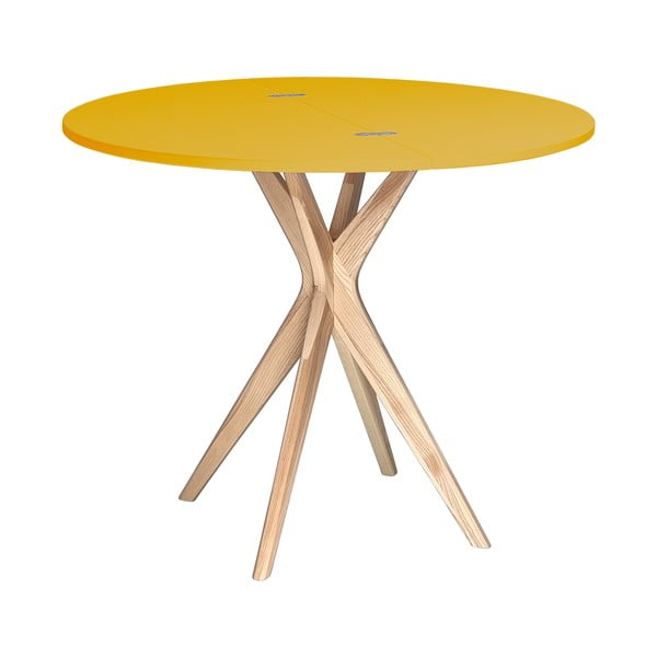 Ümmargune kokkupandav söögilaud 45x90 cm Jubi - Ragaba-image-2