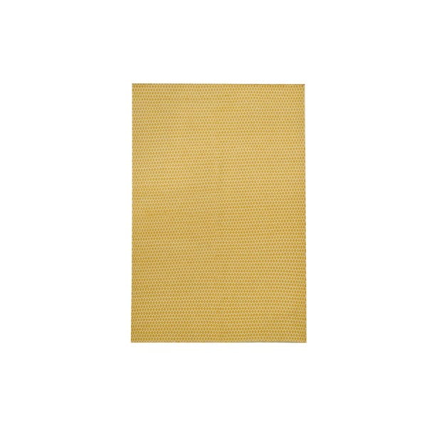 Ručně tkaný koberec Yellow and Beige Kilim, 160x227 cm