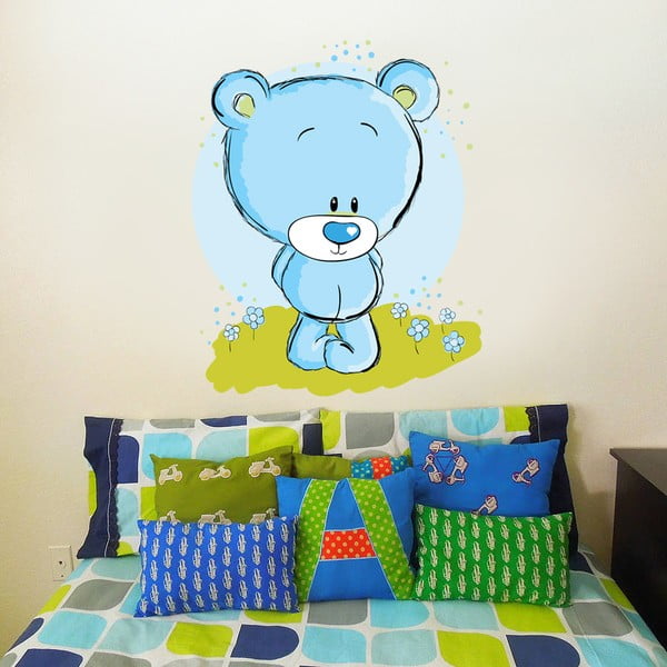 Samolepka na zeď Cute Bear, 70x50 cm