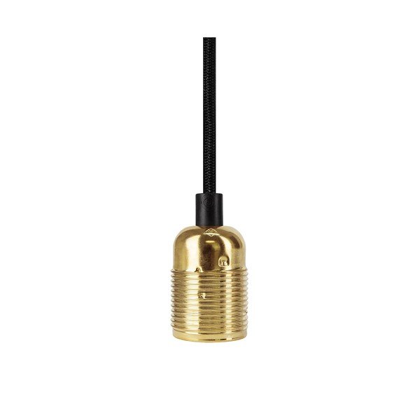 Must/kuldne rippvalgusti metallist varju ø 4 cm Uno - Sotto Luce-image-3