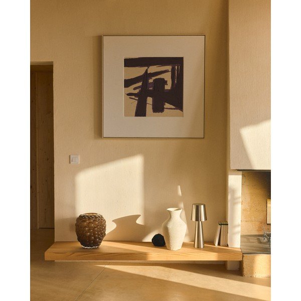 Käsitsi maalitud maal raamiga/lõuendil 100x100 cm Arilan - Kave Home-image-2