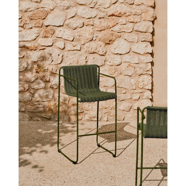 Roheline metallist aia baaritool Maurina - Kave Home-image-1