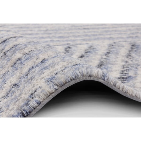 Helesinine villane vaip 160x240 cm Strokes - Agnella-image-2