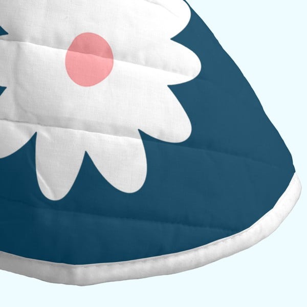 Sinine tikitud voodikate 270x260 cm Margaret - Aware-image-4