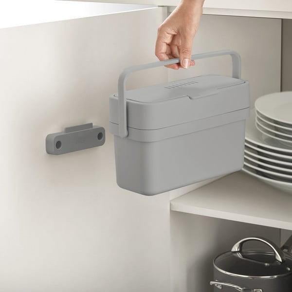 Hall komposteeritav jäätmekonteiner 4 l Duo - Joseph Joseph-image-4
