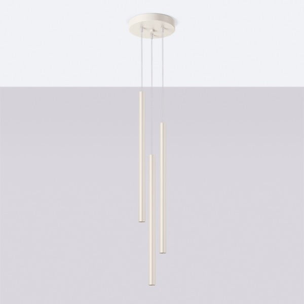 Kreem rippvalgusti ø 19,5 cm Fideus - Sollux-image-2