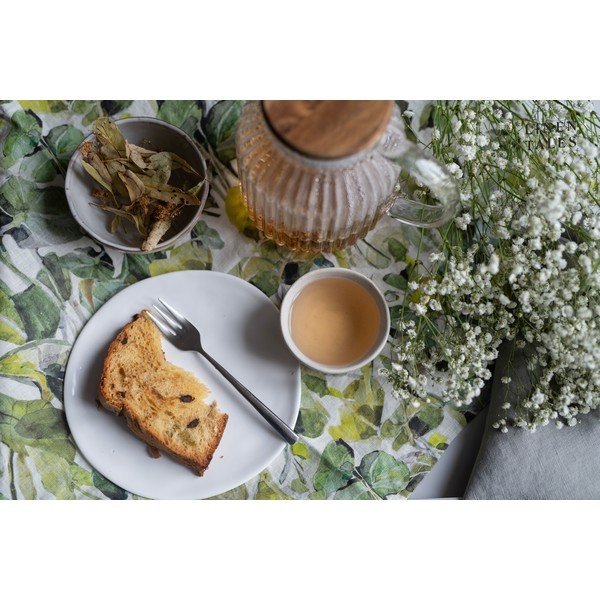 Rohelised lauamatid 4 tk komplektis Lotus - Linen Tales-image-2