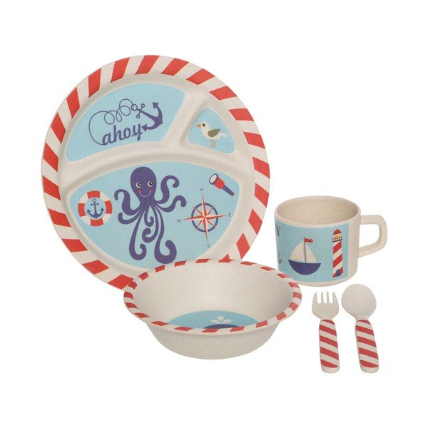 Bambusest laste õhtusöögikomplekt 5 osa Eden - Premier Housewares