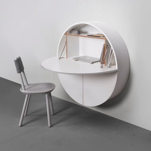 Valge multifunktsionaalne seinalaud Pill - EMKO-image-2