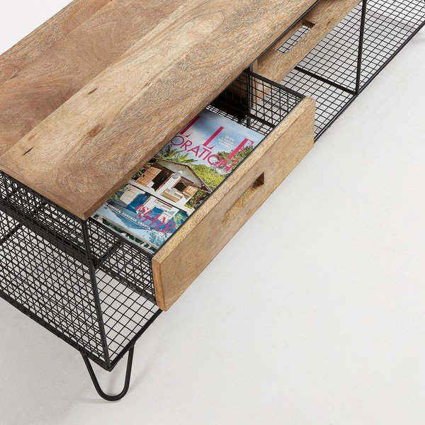 Mangopuust telerilaud , 120,5 x 46 cm Interni - Kave Home-image-1