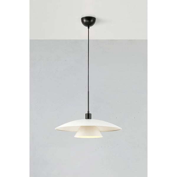 Must-valge rippvalgusti metallist varju ø 50 cm Millinge - Markslöjd-image-1