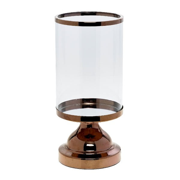 Svícen Trophy Copper, 13x13x27 cm