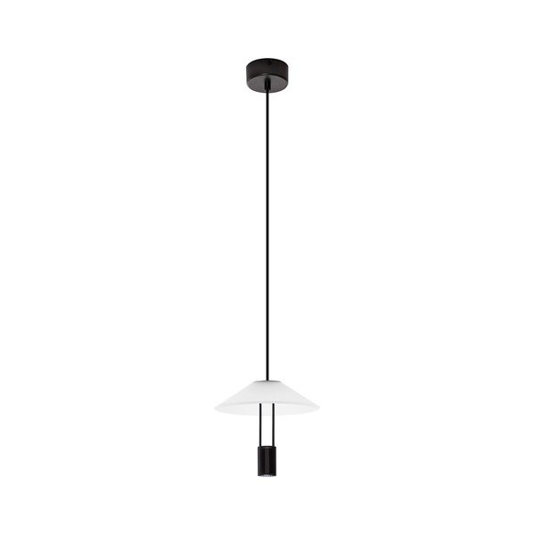 Matt must alumiiniumist LED-rippvalgusti akrüülklaasist varjuga, ø 22 cm Anafi - Nova Luce