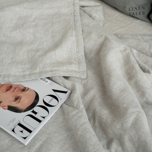 Linane tepitud voodikate 200x220 cm Melange - Linen Tales-image-4