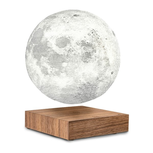 Kuukujuline hõljuv laualamp Pähklipuu Moon - Gingko