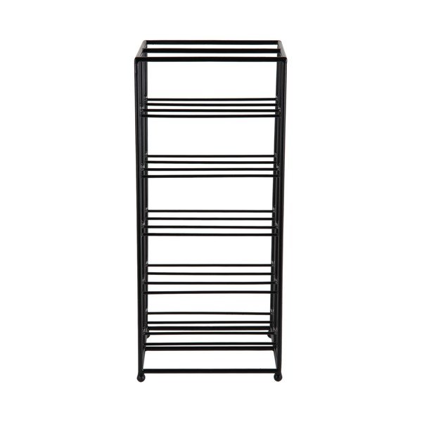 Must metallist veinihoidja 10le pudelile 25x57x22,5 cm Dual Floor - PT LIVING