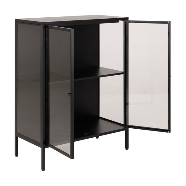 Must metallist vitriinkapp 80x99 cm Newcastle - Actona-image-3