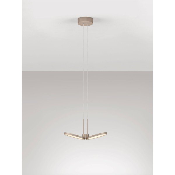 Alumiiniumist hämardatav LED-ripatslamp mattkuldses värvitoonis, läbimõõduga 32,5 cm Vea - Nova Luce-image-4