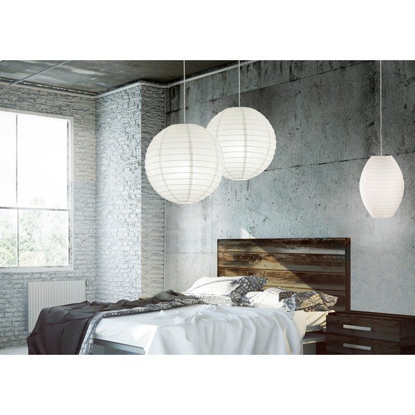 Valge lambivari ø 40 cm Paper - Trio-image-2