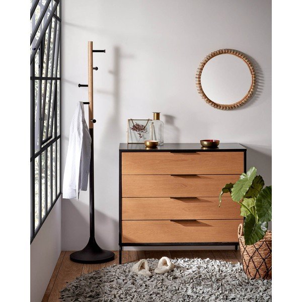 Must mantlihoidja Berry - Kave Home-image-1