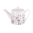 Valge/lilla portselanist teekann 1 l Louka - Orion